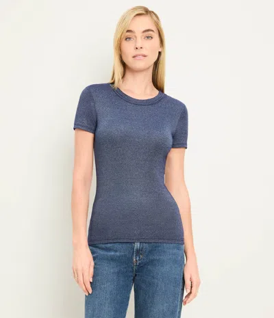 Michael Stars Fallon Shine Tee In Nocturnal