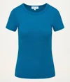Michael Stars Fallon Shine Tee In Pacific