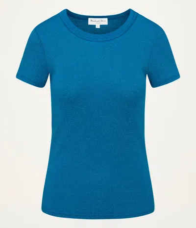 Michael Stars Fallon Shine Tee In Pacific