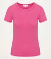 Michael Stars Fallon Shine Tee In Pink
