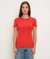 Michael Stars Fallon Shine Tee In Pomodoro