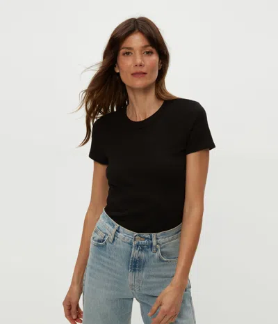Michael Stars Fallon Shine Tee In Sweet Lilac