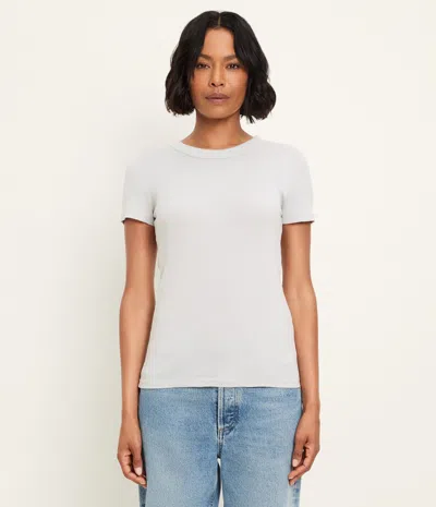 Michael Stars Fallon Shine Tee In White