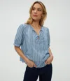 Michael Stars Fawn Puff Sleeve Top