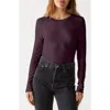 Michael Stars Finn Crewneck Tee In Beetroot