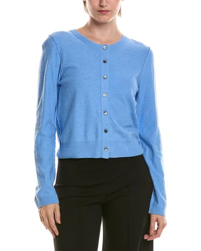 Michael Stars Flynn Cashmere-blend Cardigan In Blue