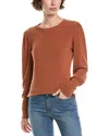 Michael Stars Fonda Puff Sleeve Top