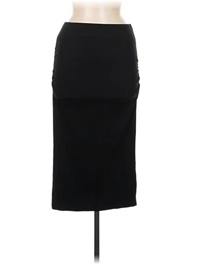 Pre-owned Michael Stars Formal Skirt In Black