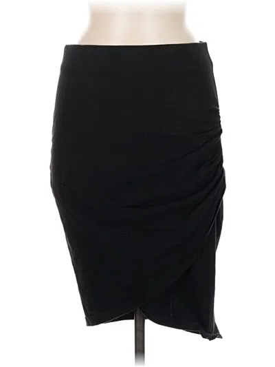 Pre-owned Michael Stars Formal Skirt In Black