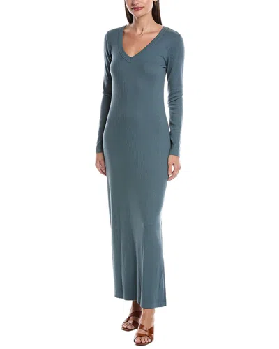 Michael Stars Fowler V-neck Cami Maxi Dress In Blue