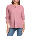 Michael Stars Frances Henley Top In Pink