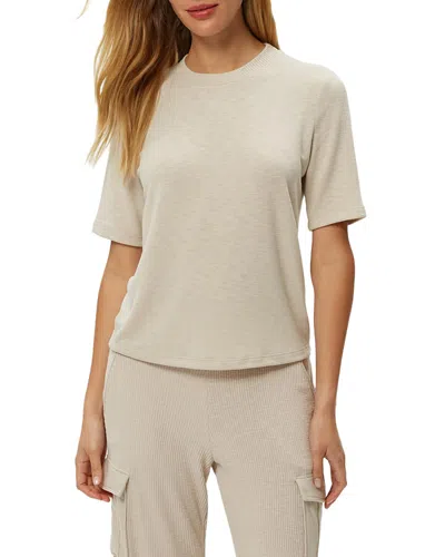 Michael Stars Frankie Crew Neck Top In Gray