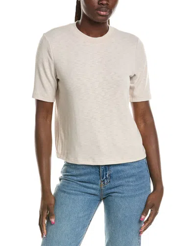 Michael Stars Frankie Crewneck Top In Neutral
