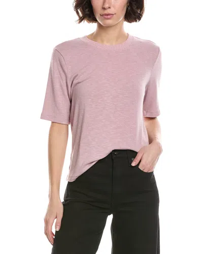 Michael Stars Frankie Crewneck Top In Pink