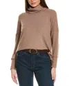 Shop Michael Stars Frida Mock Neck Sweater In Brown