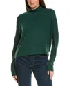 Michael Stars Frida Mock Neck Top In Green