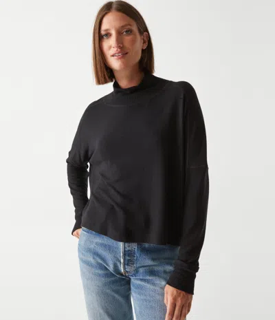 Michael Stars Frida Mock Neck Top In Jav