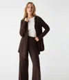 Michael Stars Gabbi Open Hooded Cardigan In Java
