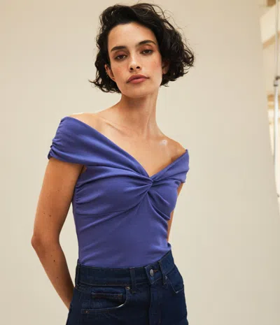 Michael Stars Gabbriette Twist Front Top In Java