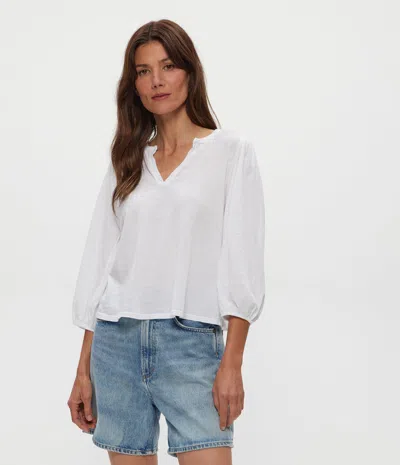 Michael Stars Gabi Puff Sleeve Top