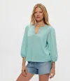 Michael Stars Gabi Puff Sleeve Top