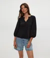 Michael Stars Gabi Puff Sleeve Top