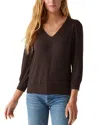 Michael Stars Gabriella V Neck Top In Java