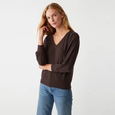 Michael Stars Gabriella V-neck Top In Java