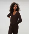Michael Stars Gabriella V-neck Top In Java