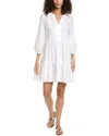 Shop Michael Stars Georgie Mini Dress In White
