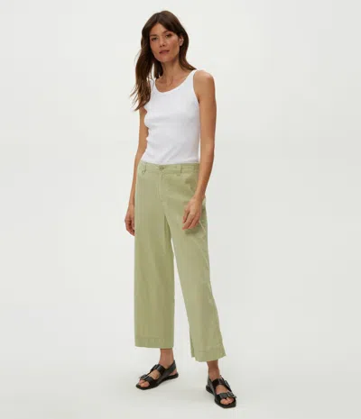 Michael Stars Geraldine Cropped Straight Leg Pant In Seacrest