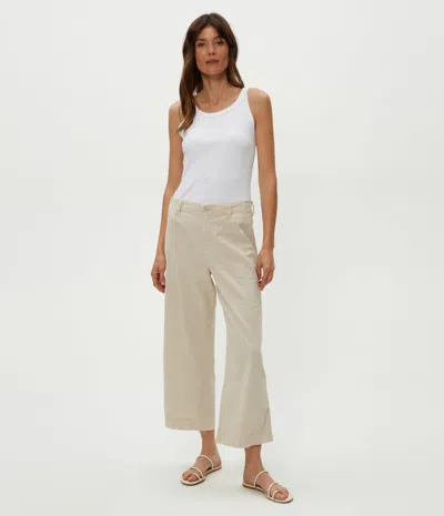 Michael Stars Geraldine Cropped Straight Leg Pant In Windchime