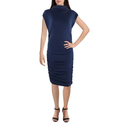 Michael Stars Gia Womens Ruched Cotton Bodycon Dress