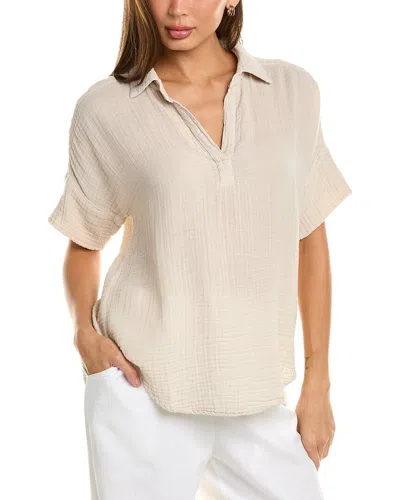 Michael Stars Gigi Popover Top In Neutral