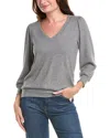 Michael Stars Gill Button Top In White