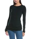 Michael Stars Gill Button Top In Green