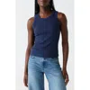 Michael Stars Gina Tank Top In Nocturnal