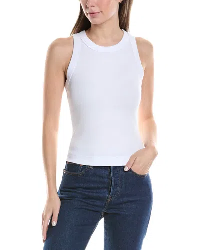Michael Stars Gina Crop Tank In White