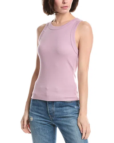 Michael Stars Gina Crop Tank In Pink