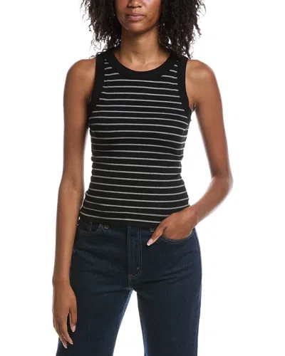 Michael Stars Gina Ringer Tank Top In Black