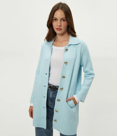 Michael Stars Glacia Coatigan In Blue