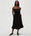 Michael Stars Glenda Strappy Maxi Dress In Black