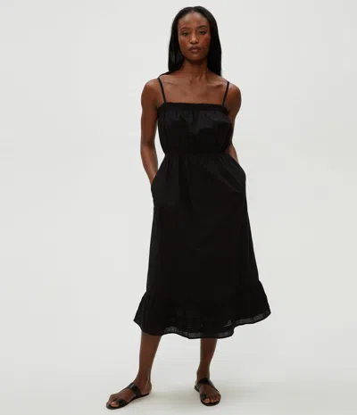 Michael Stars Glenda Strappy Maxi Dress In Black