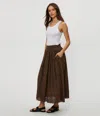Michael Stars Grace Eyelet Midi Skirt