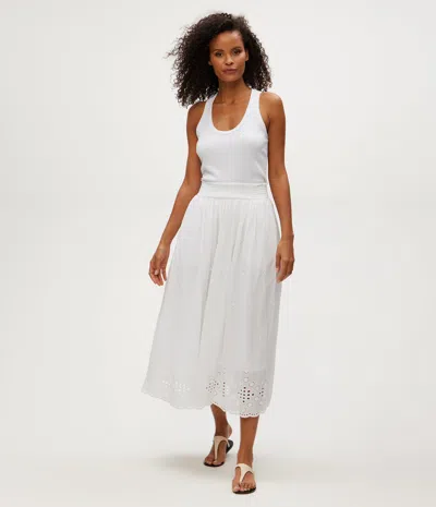 Michael Stars Grace Eyelet Midi Skirt