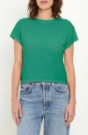 Michael Stars Grayson Chopped Crewneck T-shirt In Green