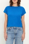 Michael Stars Grayson Chopped Crewneck T-shirt In Multi
