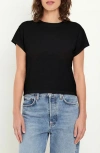 Michael Stars Grayson Chopped Crewneck T-shirt In Multi