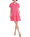 Michael Stars Greta Tiered Linen Mini Dress