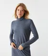 Michael Stars Hadley Turtleneck In Heather Nocturnal